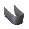 Дизайнерская накладка для унитаза/биде Jacob Delafon - STILLNESS E75629-39R серый металл