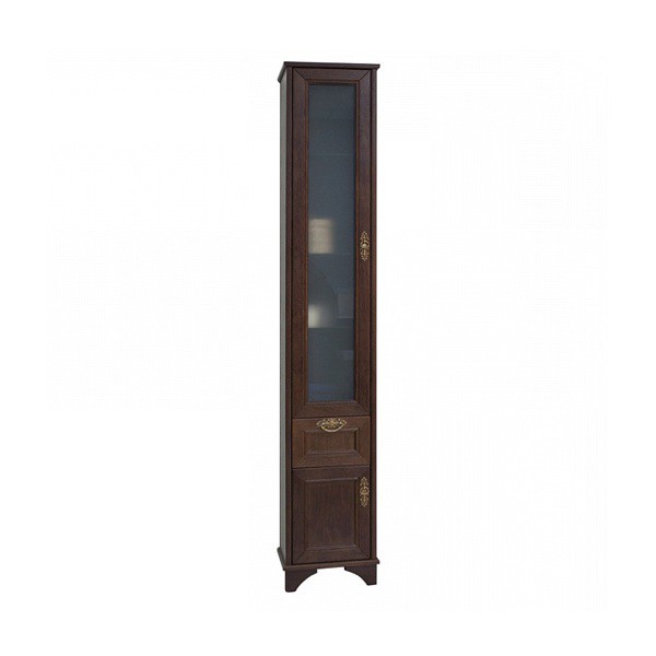 Шкаф-колонна Акватон - ИДЕЛЬ дуб шоколадный 1A198003IDM8L левый